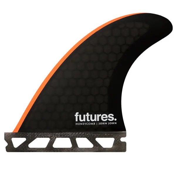 Futures John John Honeycomb Tri Fin Set In Neon Orange – Xs Size 1