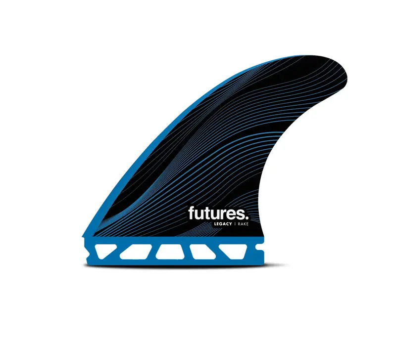 Futures R6 Legacy Tri-Fin Set In Blue – Medium Size 1