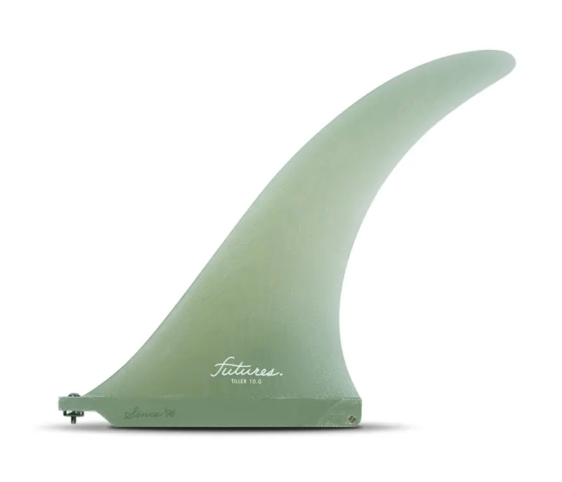 Futures Tiller Volan Single Fin – Clear, 10" 1