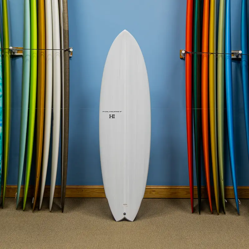 Harley Ingleby Hibt Thunderbolt Red High-Performance Surfboard – 6'2" 1