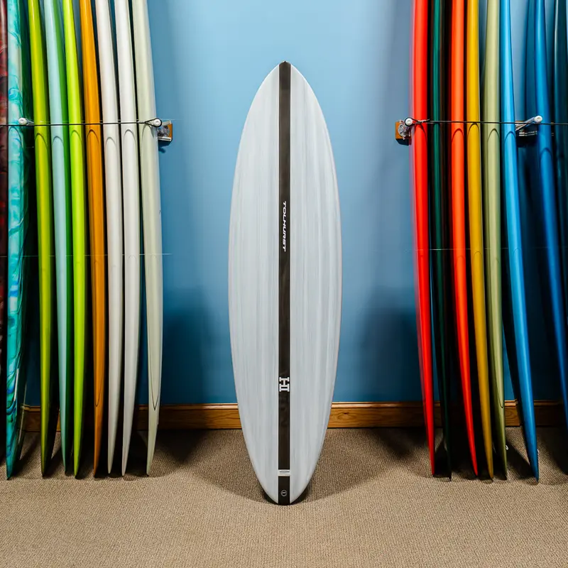 Harley Ingleby Mid 6 Mini Thunderbolt Black Funboard 6'4" 1