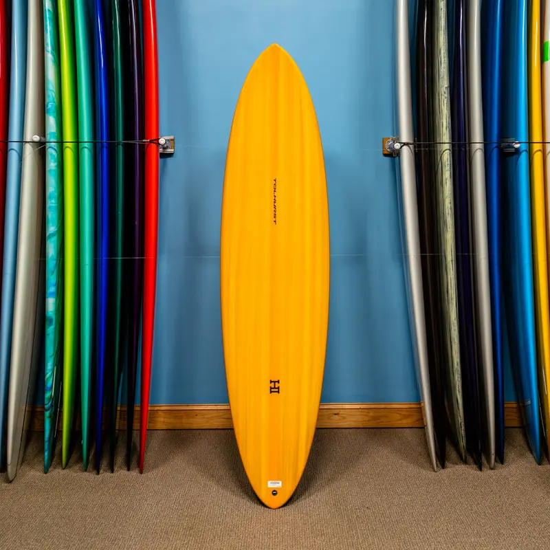 Harley Ingleby Mid 6 Thunderbolt Red Surfboard – 7'0" 1