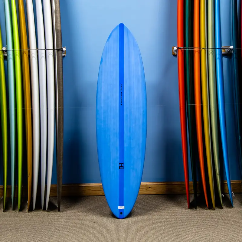 Harley Ingleby Mid 6 Twin Thunderbolt Red Twin-Fin Midlength 6'4" 1