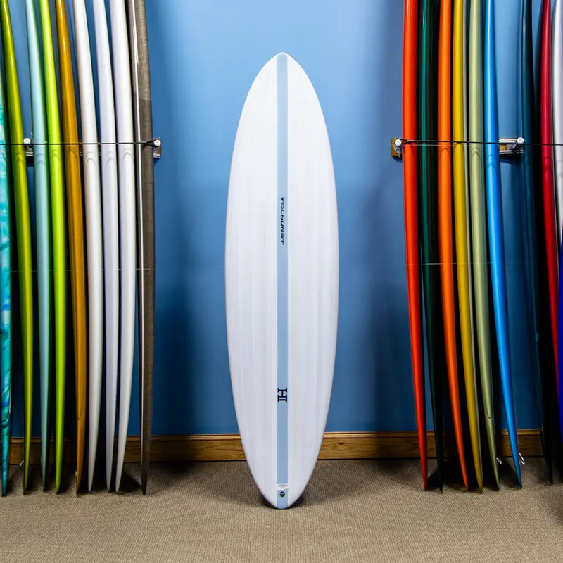 Harley Ingleby Mid 6 Twin Thunderbolt Red Twin-Fin Surfboard 6'10" 1