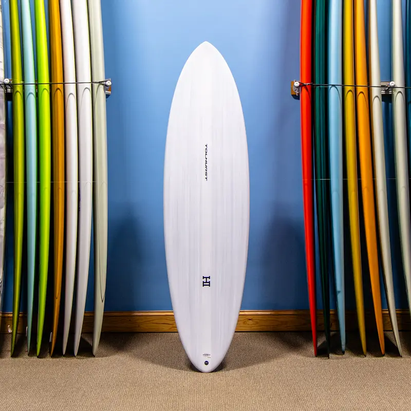 Harley Ingleby Mid 6 Twin Thunderbolt Shortboard – Red, 6'4" 1