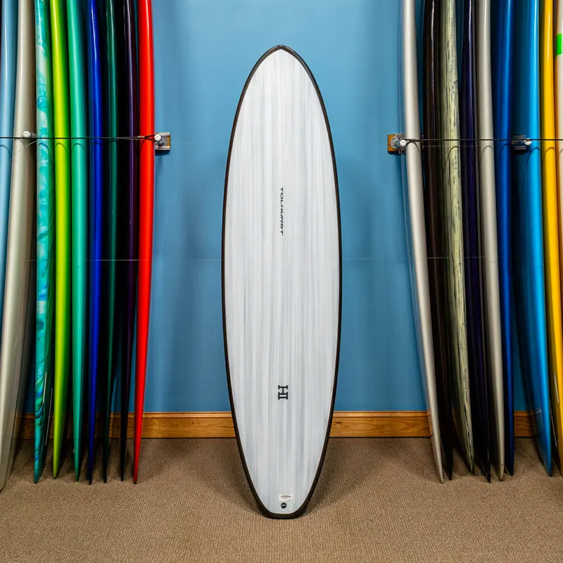 Harley Ingleby Moe Mini Thunderbolt Black Shortboard – 6'10" 1