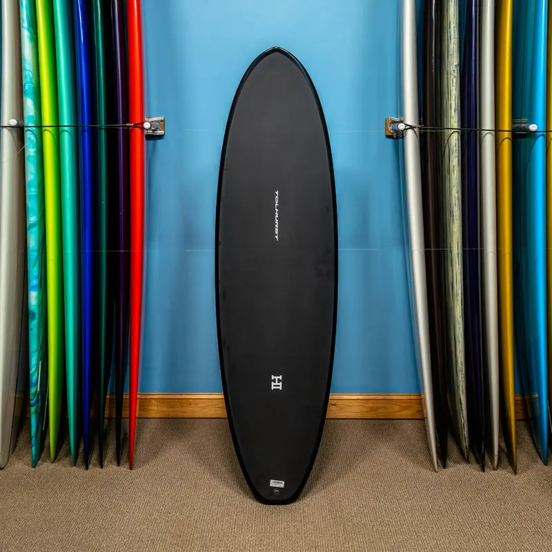 Harley Ingleby Moe Mini Thunderbolt Black Shortboard 6'6" 1