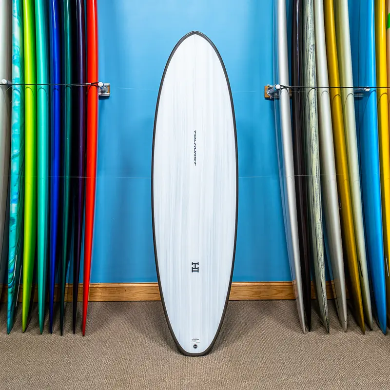 Harley Ingleby Moe Mini Thunderbolt Black Surfboard – 6'6" 1