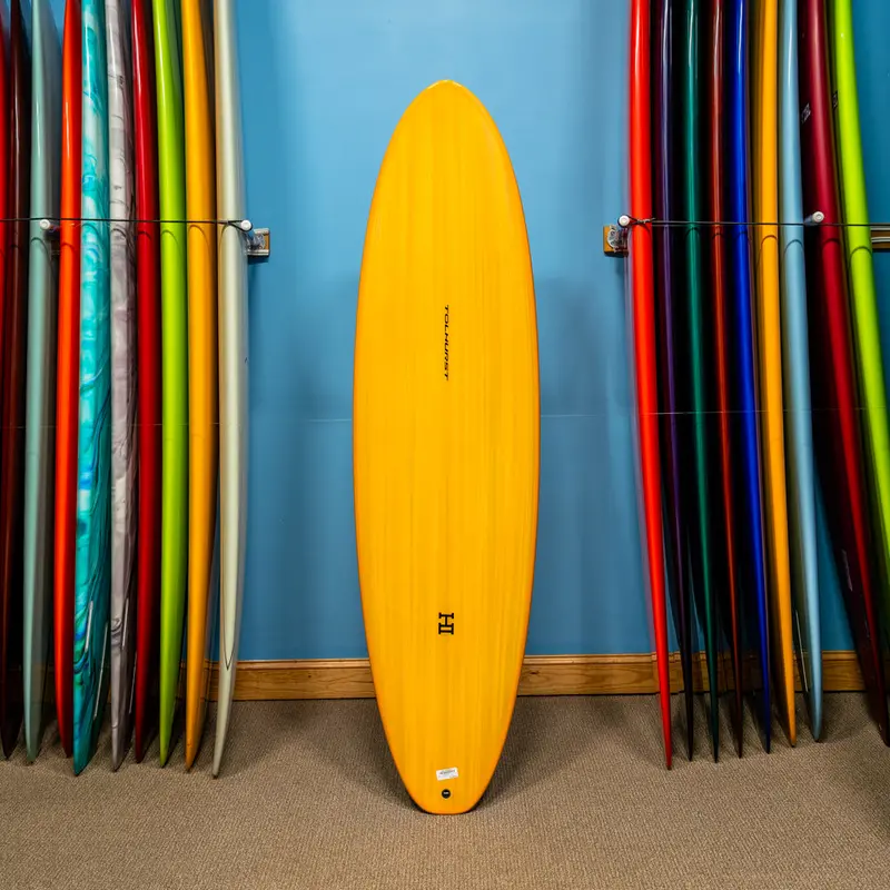 Harley Ingleby Moe Mini Thunderbolt Surfboard – Red, 6'10" 1