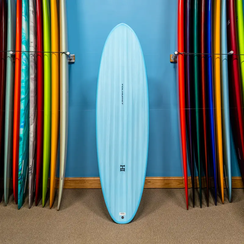 Harley Ingleby Moe Mini Thunderbolt Surfboard – Red, 6'6" 1