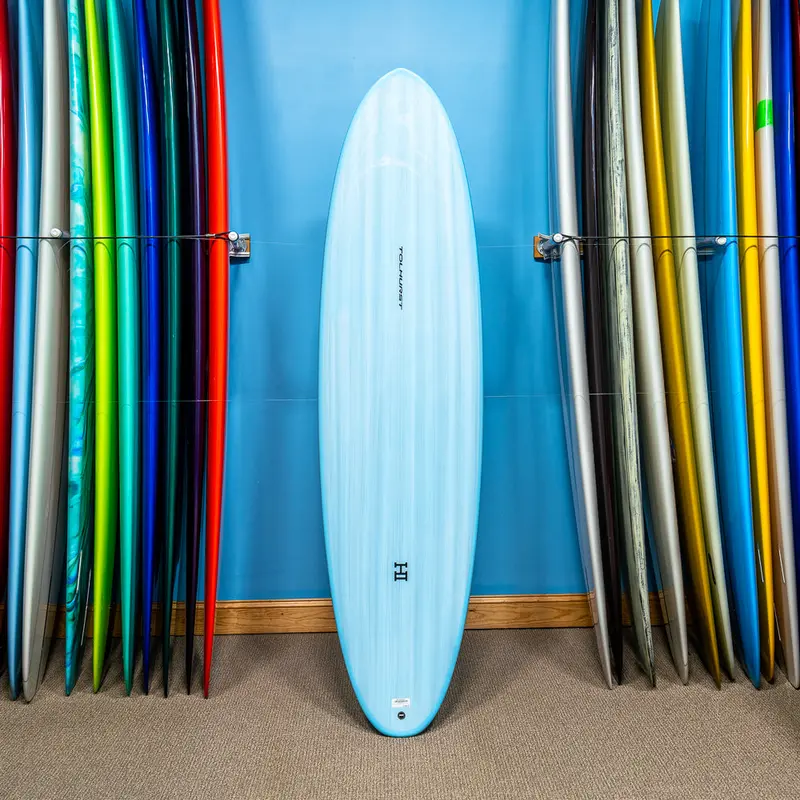 Harley Ingleby Moe Thunderbolt Surfboard – Red, 7'4" 1