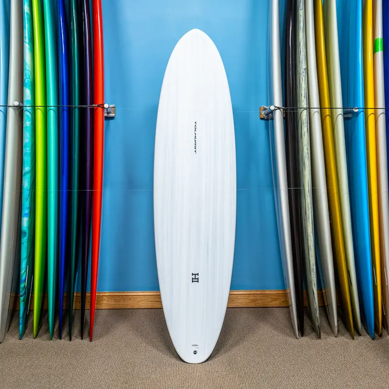 Harley Ingleby Moe Thunderbolt Surfboard – Vibrant Red, 7'2" 1