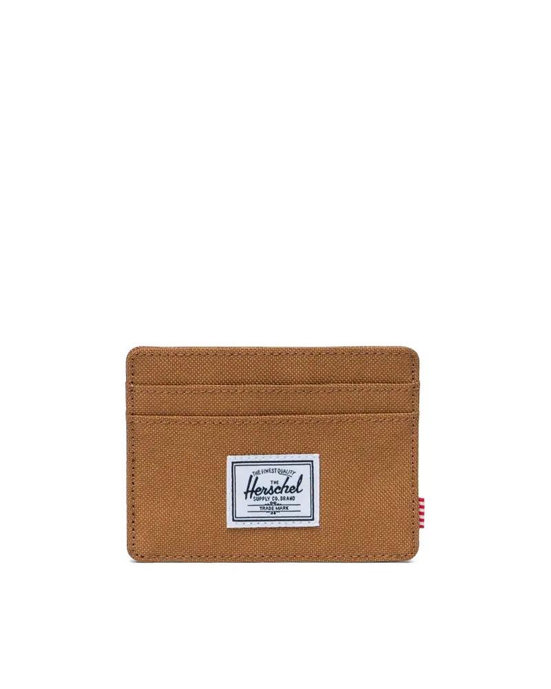 Herschel Charlie Cardholder – Bronze Brown Leather 1