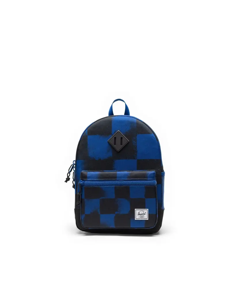Herschel Heritage Kids Backpack – Stencil Checker Print In Sodalite Blue 1