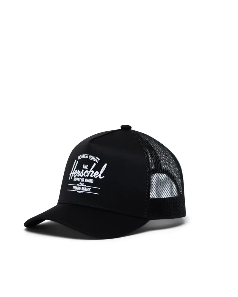 Herschel Whaler Tall Mesh Cap – Black 1