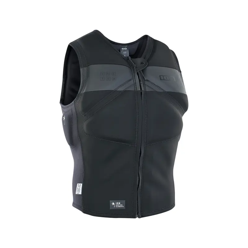 Ion Vector Amp Full-Zip Vest – Black 1