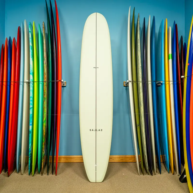 Kai Sallas Mango Jam Surfboard – Thunderbolt Silver, 9'4" 1