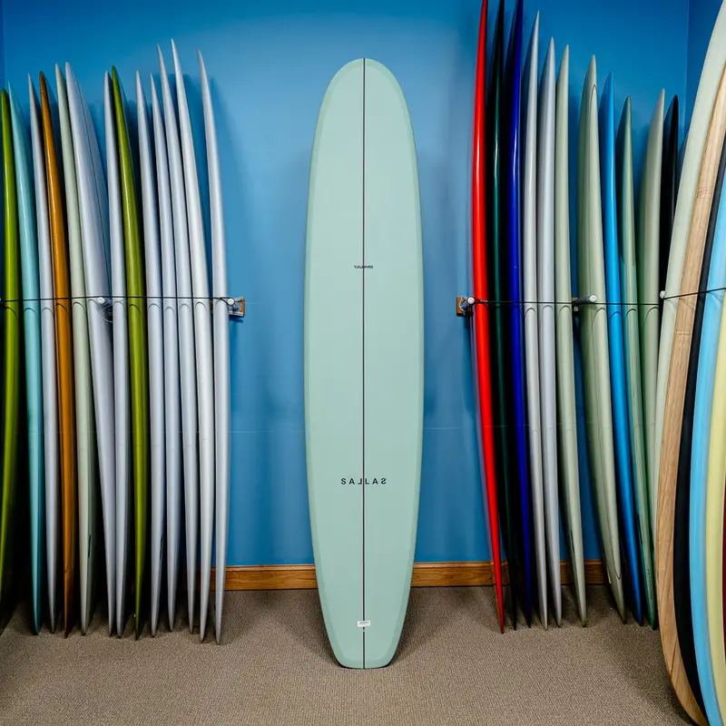 Kai Sallas Tsunami Thunderbolt Surfboard – Silver, 9'2" 1