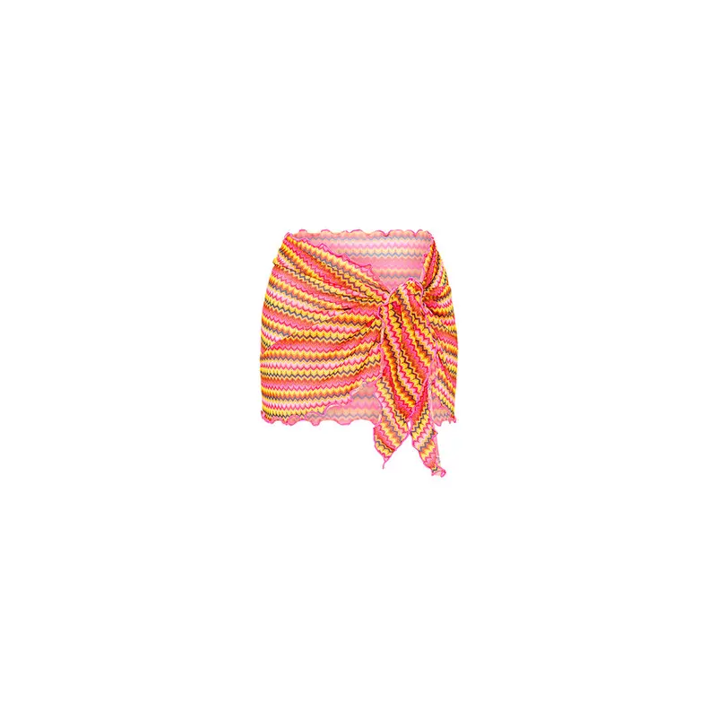 Kulani Kinis Mini Mesh Sarong Skirt – Midnight Moon 1