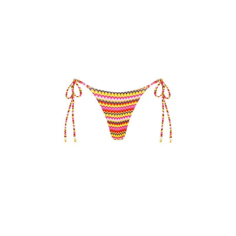 Kulani Kinis Tie-Side Thong Bikini Bottom – Midnight Moon 1