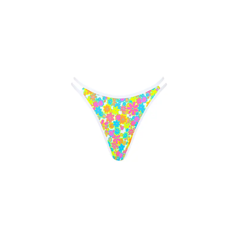 Kulani Kinis Twin-Strap Cheeky Bikini Bottom – Sweet Sunshine 1