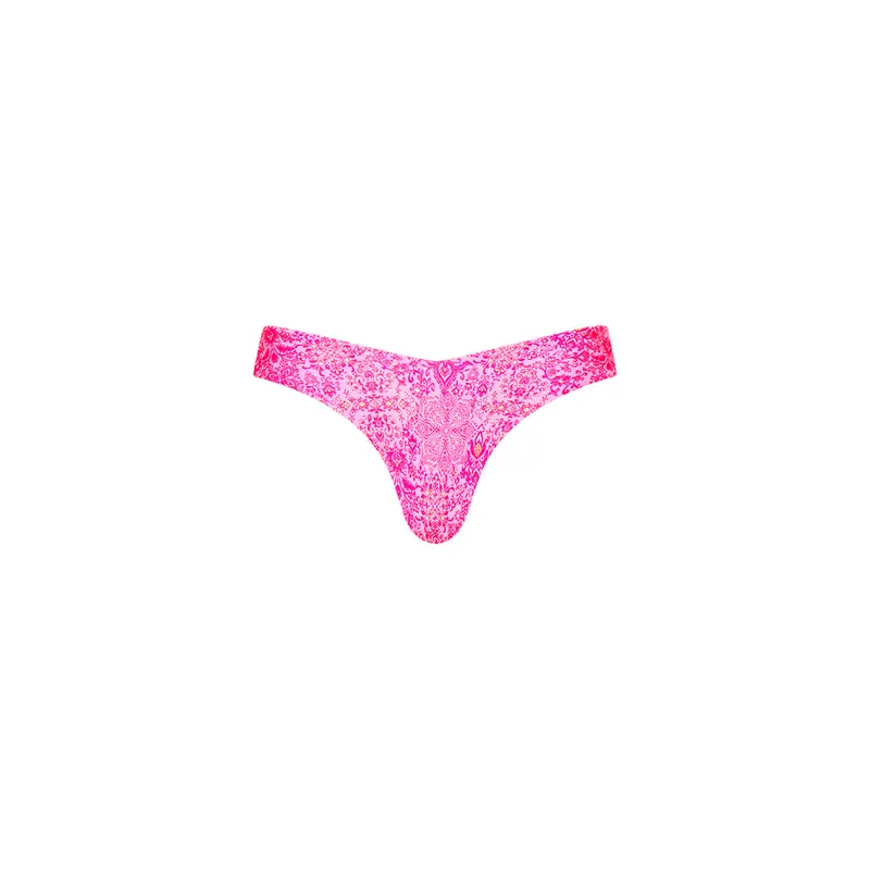 Kulani Kinis V-Cut Cheeky Bikini Bottom – Rose Quartz 1