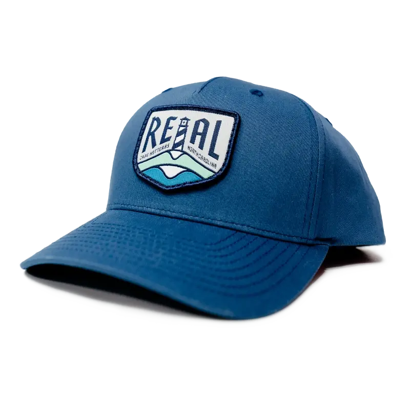 Light Navy Lighthouse Badge Baseball Cap 1