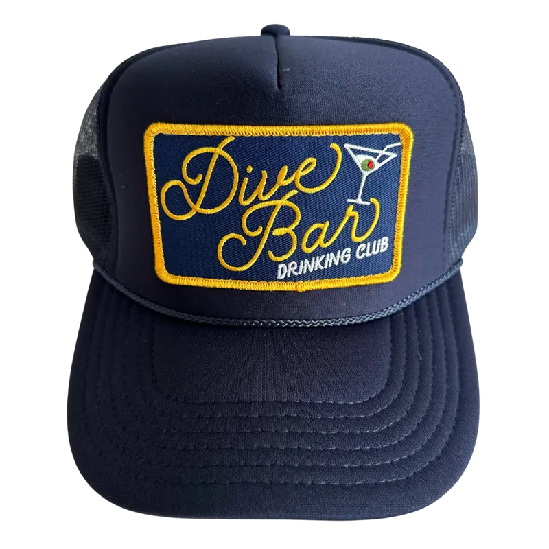Local Beach Dive Bar Drinking Club Cap – Navy 1