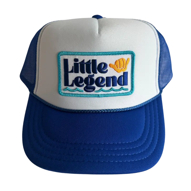 Local Beach Youth Little Legend Cap – Royal & White 1