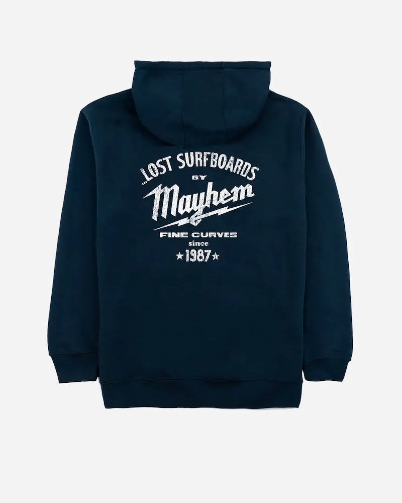 Lost Builders By Mayhem Hooded Sweatshirt – Navy Blue 1