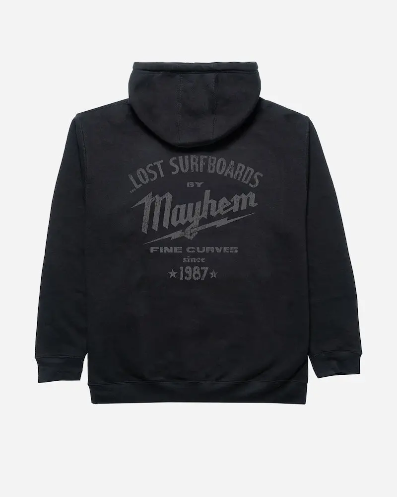 Lost Builders By Mayhem Hoodie – Classic Black 1
