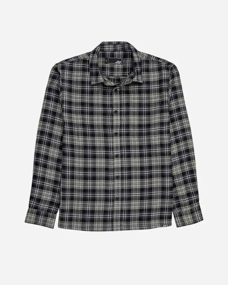 Lost Men'S Runaway Flannel Shirt – Jade 1