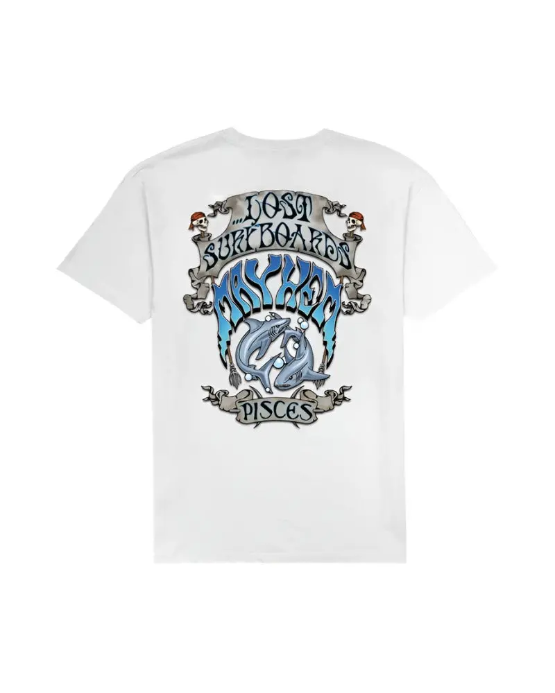 Lost Pisces Short-Sleeve Tee In White 1