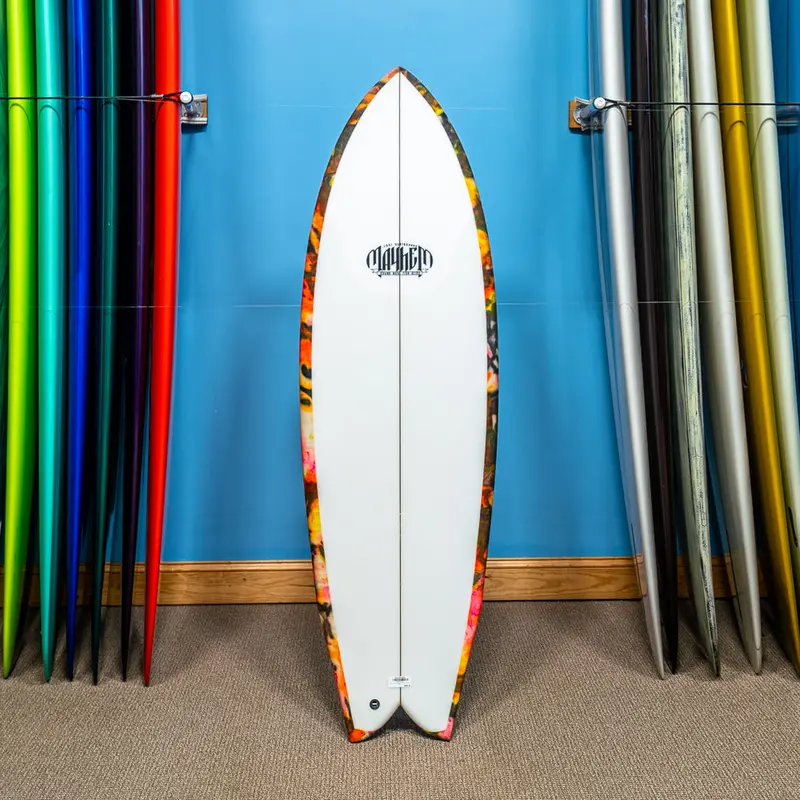 Lost Round Nose Fish Surfboard – Retro-Inspired Pu/Poly Construction, 5'8" 1