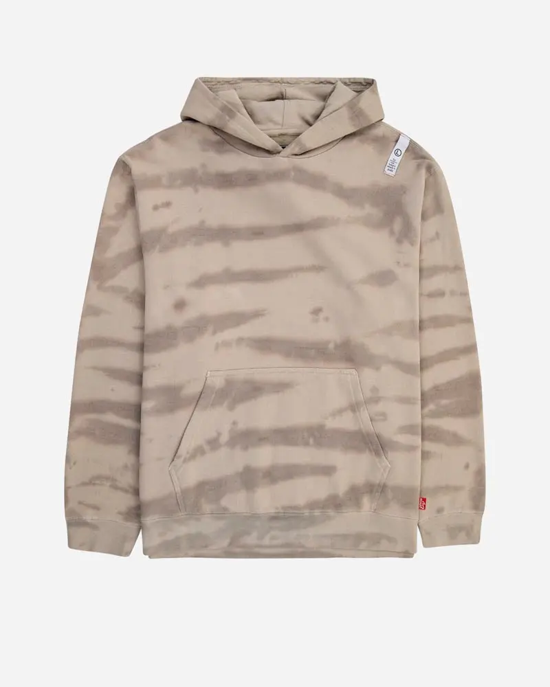 Lost Tiger Wash Hooded Sweatshirt In Stone Gray 1