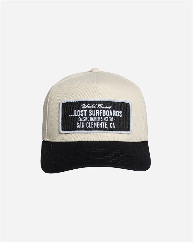 Lost Timeless Snapback Hat – Khaki Vintage Finish 1