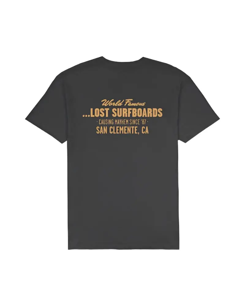 Lost World Famous Crew Neck Tee – Vintage Black 1