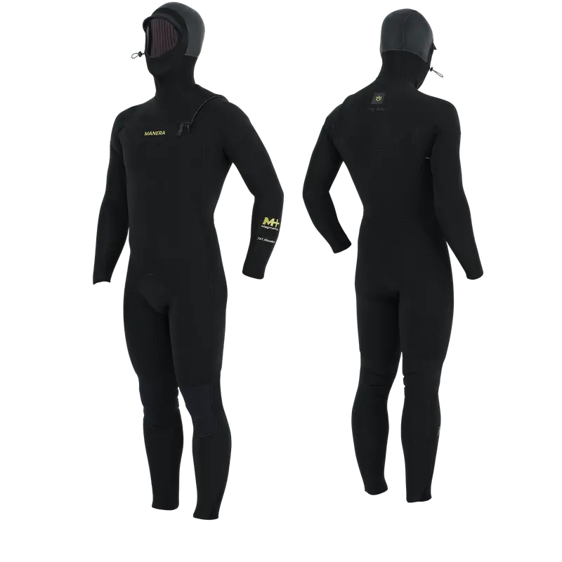 Manera Magma 5/4/3Mm Hooded Black Wetsuit (Front-Zip) 1