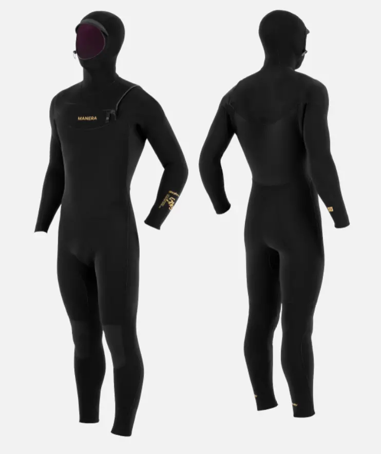 Manera Seafarer 5/4/3Mm Hooded Black Wetsuit (Front-Zip) 1