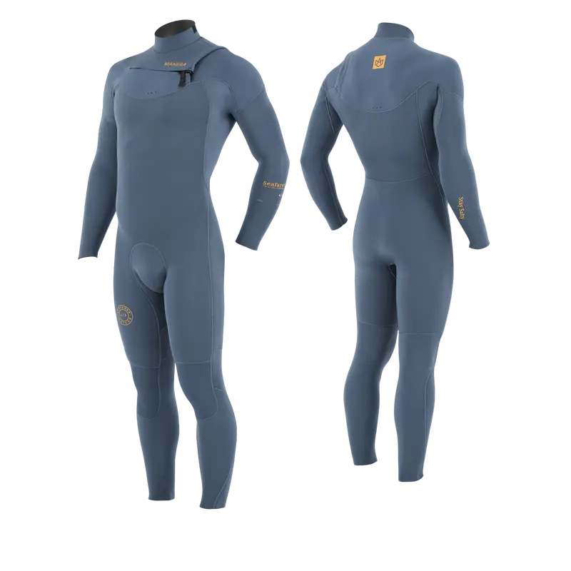 Manera Seafarer Full-Zip 4/3Mm Wetsuit – Pewter 1