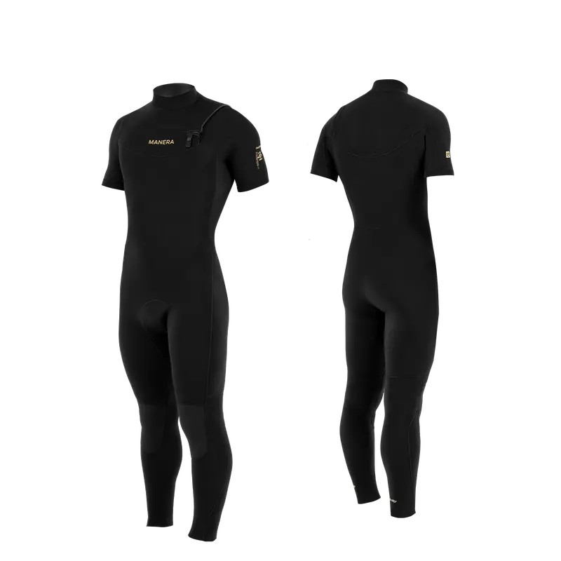Manera Seafarer Hybrid 2/2Mm Full-Zip Springsuit In Black 1