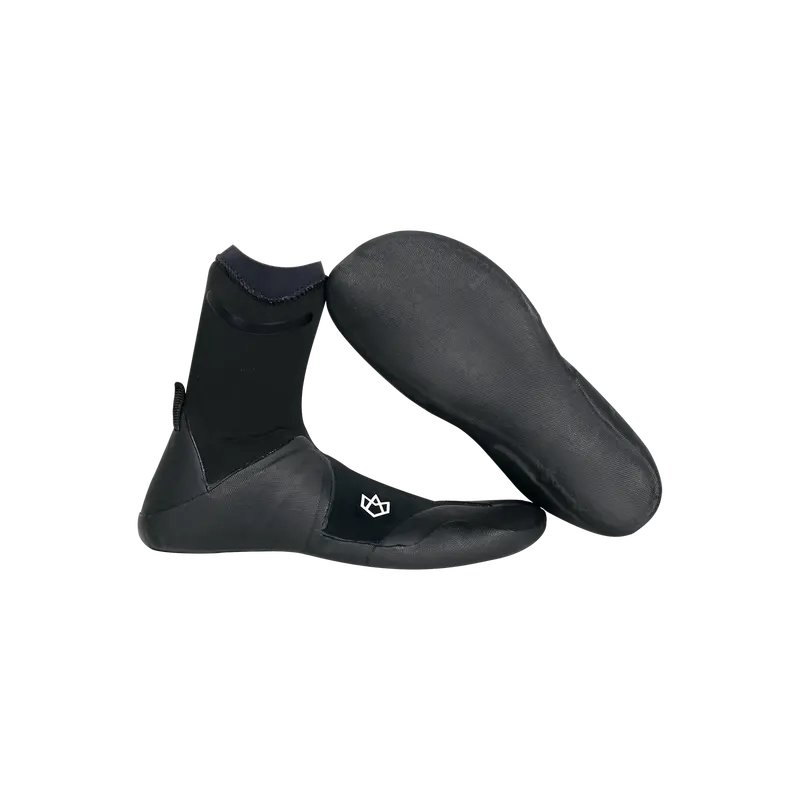 Manera X10D 3Mm Round-Toe Booties – Black Neoprene 1