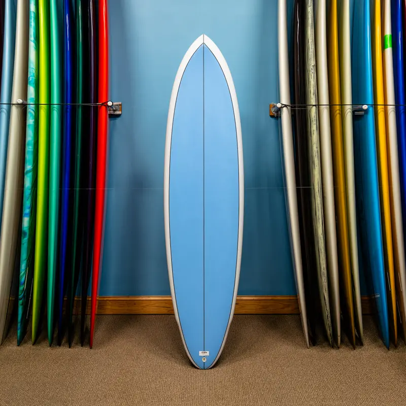 Maurice Cole Reverse Vee Twin Pin Surfboard – Pu/Poly Construction, 6'11" 1