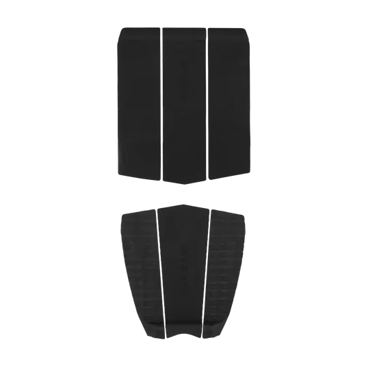 Mystic 3-Piece Surfboard Traction Set – Black 1
