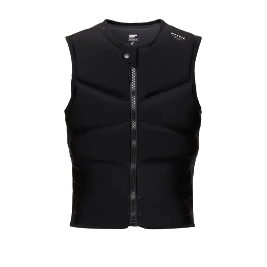 Mystic Block Unisex Impact Vest With Front Zip – Black 1