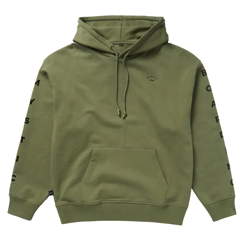 Mystic Bolt Hooded Sweatshirt In Dark Olive 1