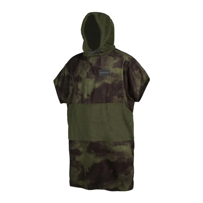 Mystic Brave Green Allover Poncho 1