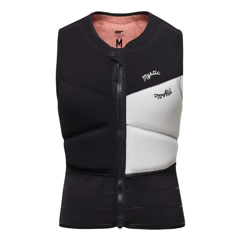 Mystic Dusk Women’S Impact Vest With Front Zip – Black 1