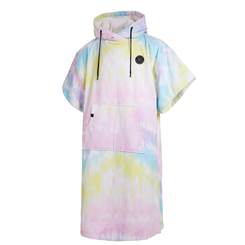 Mystic Rainbow All-Over-Print Velour Poncho 1