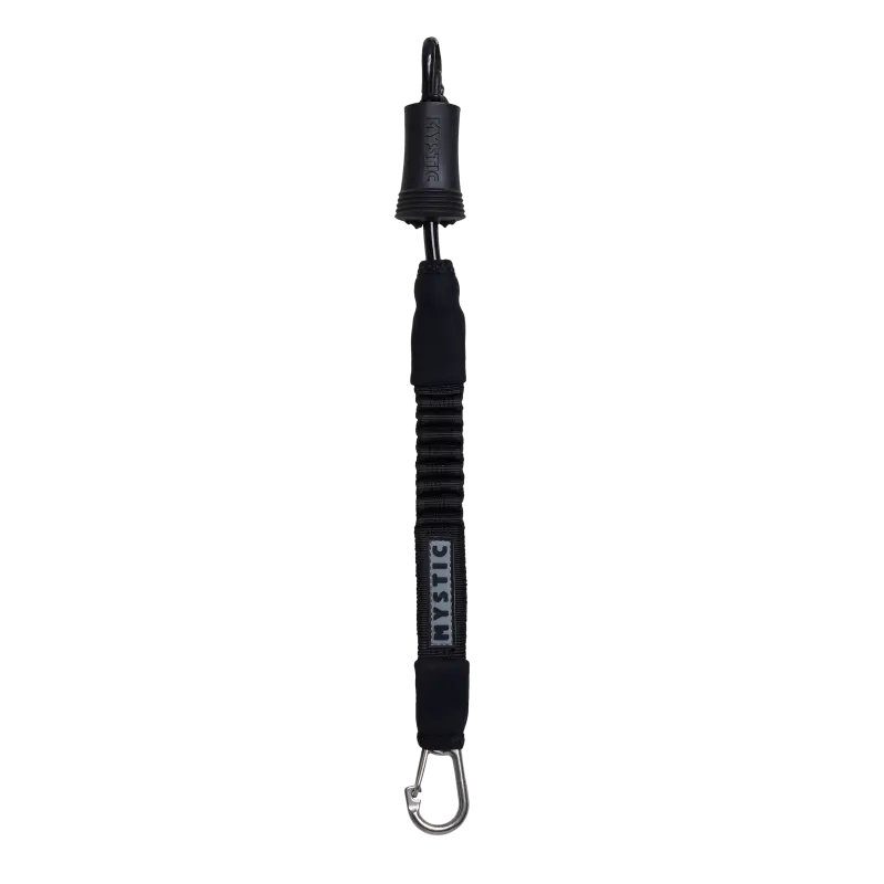 Mystic Short Kite Safety Leash – Black & Grey 1